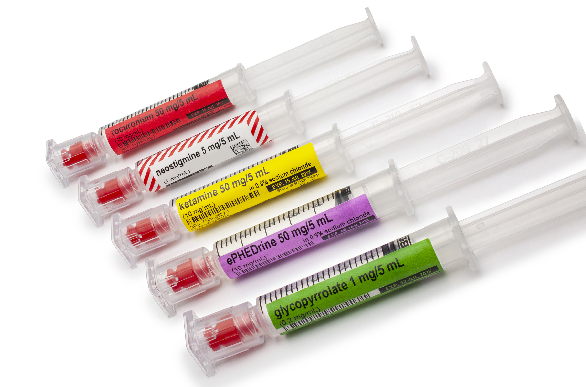 Pre-filled Anesthesia Syringes